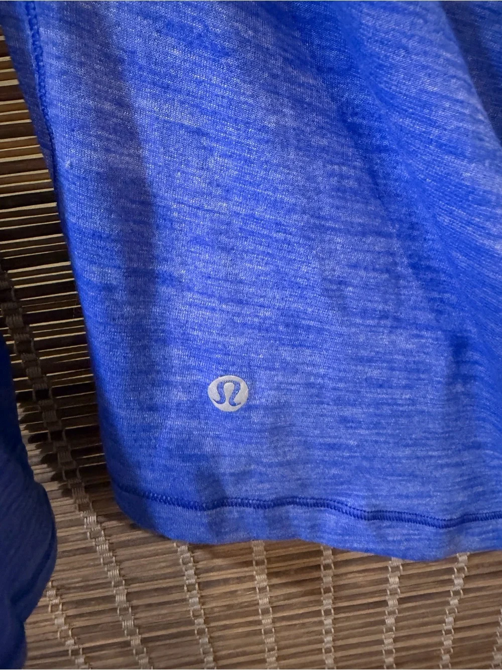 Lululemon Meant to Move Women's Heathered Blue Long-Sleeve Active Top
